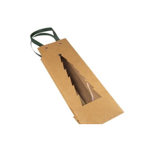 SHOPPER VINO CON ALBERO FINESTRA CM11.5X9X35H